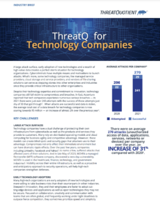 ThreatQ for Technology Companies Brief - Thumbnail